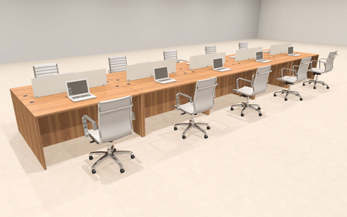 10 Person Modern Divider Office Workstation Desk Set, #OT-SUL-FP71